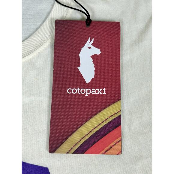 Cotopaxi City Llama Organic Cream T-Shirt Seattle Graphic Print Size Large NWT - Picture 4 of 13